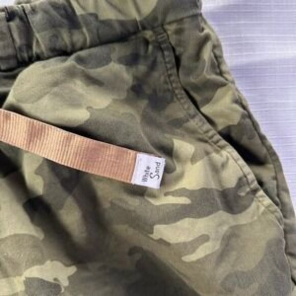 WHITE SAND Military Camo Pants Green Buckled Trouser Pocket EU 50 / US 34x30 - Picture 7 of 8